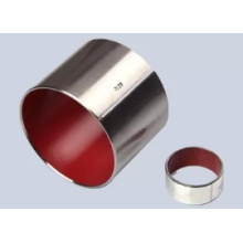 Cilindro Oilless revestido de PTFE rojo / negro personalizado de fábrica Split Du Buje